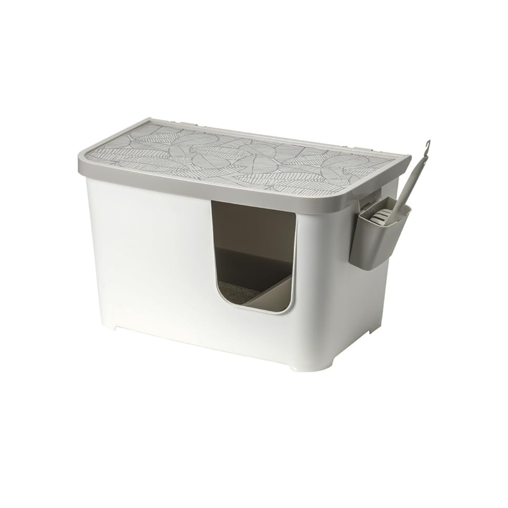 ARENERO PARA GATO CASETTA SOFT WHITE MODERNA
