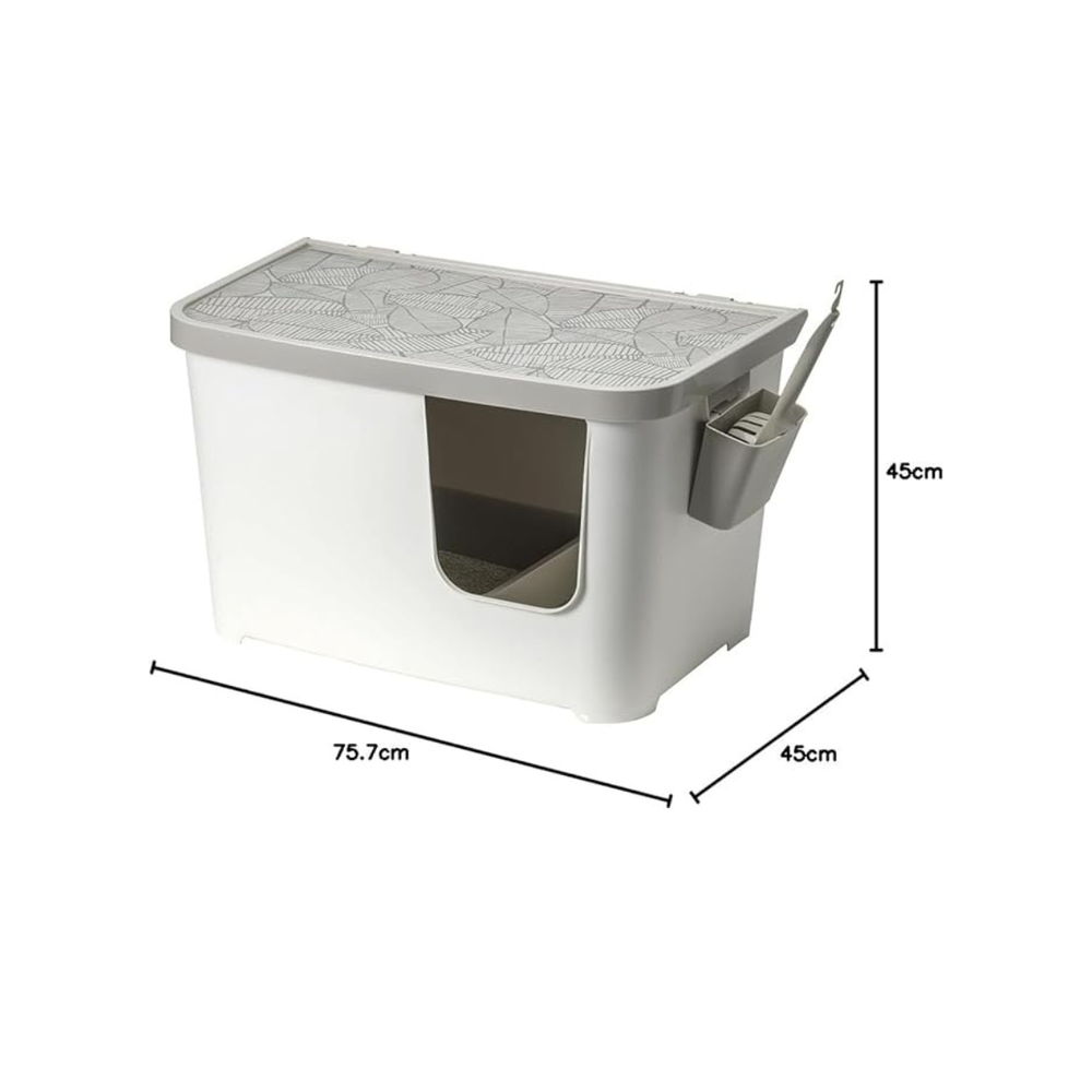 ARENERO PARA GATO CASETTA SOFT WHITE MODERNA