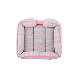 CAMA PARA MASCOTAS DE RAYAS ROSA FANCY PETS