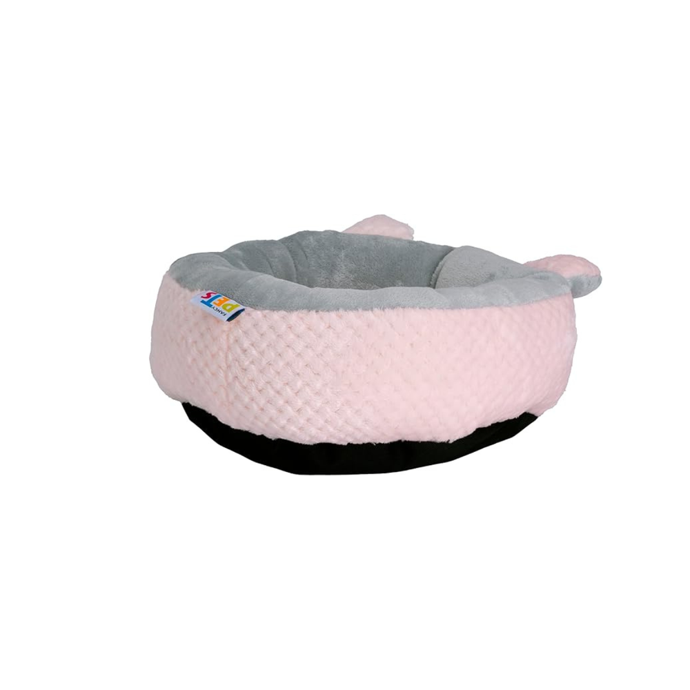 CAMA PARA MASCOTAS PETIT ROSA/GRIS PARA GATO FANCY PETS