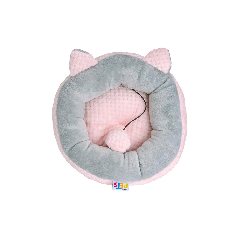 CAMA PARA MASCOTAS PETIT ROSA/GRIS PARA GATO FANCY PETS