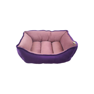 REVERSIBLE PET BED CAPRI PURPLE PINK FANCY PETS