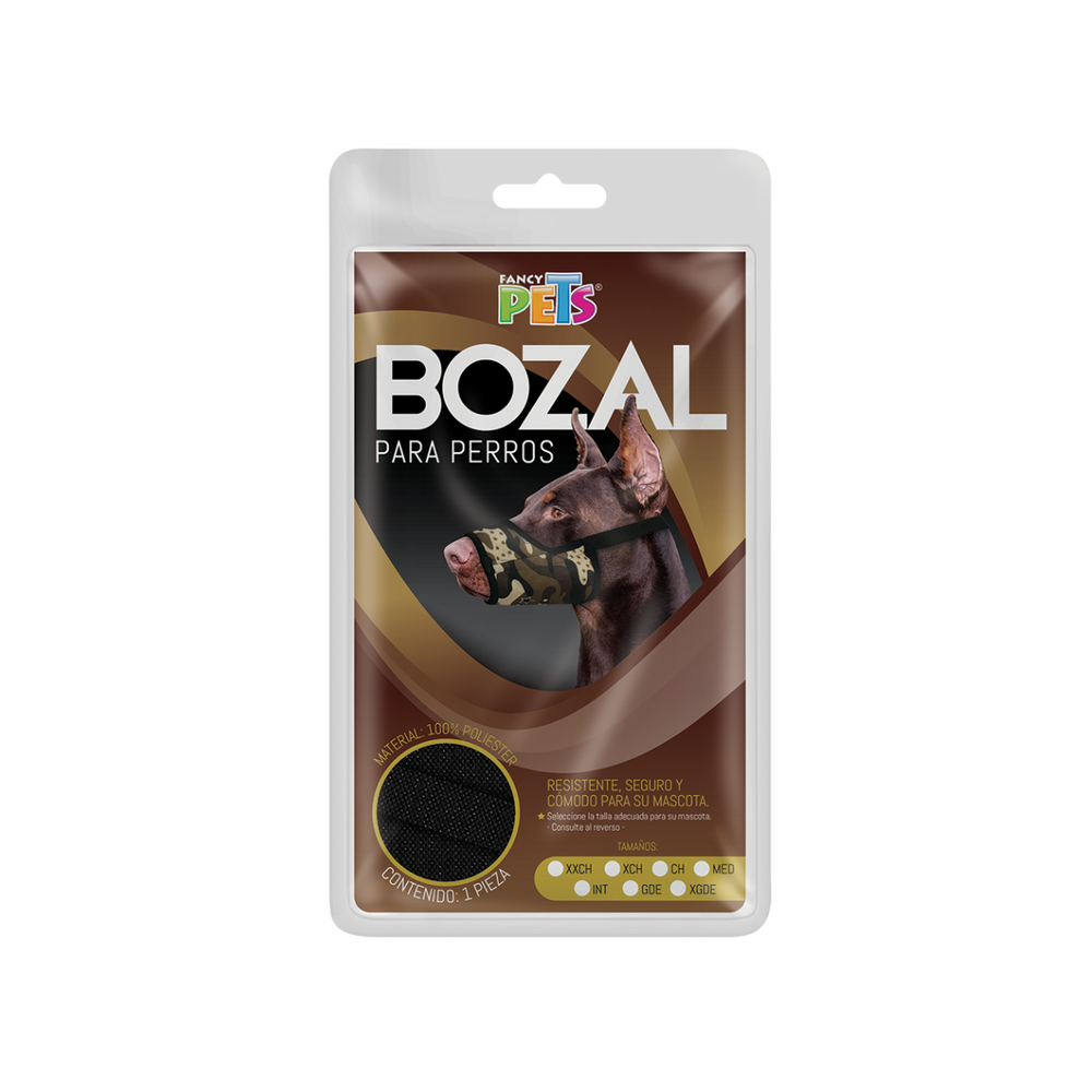 BOZAL CHICO CON FORRO DE MALLA PARA PERRO FANCY PETS