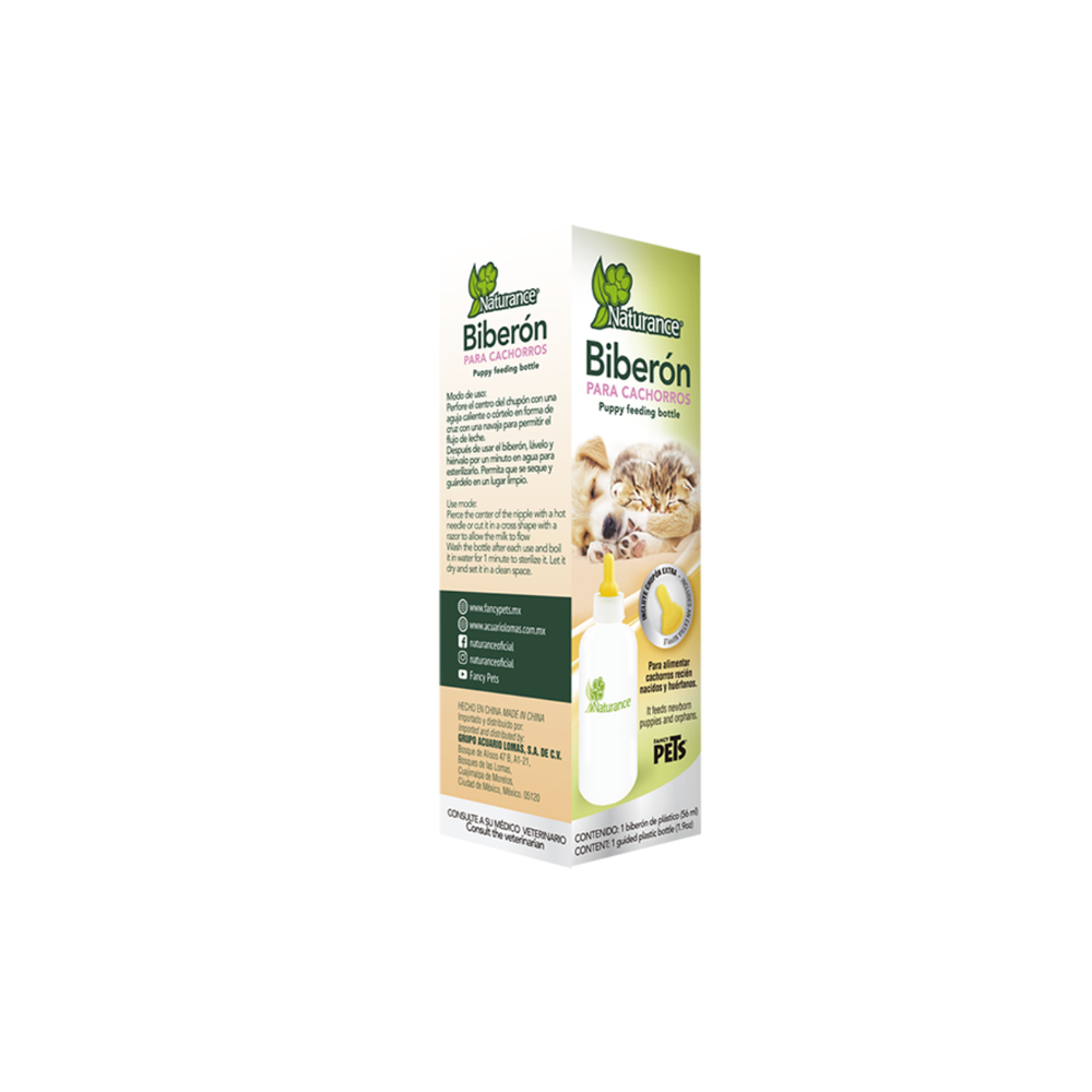 BIBERON PARA CACHORRO NATURANCE 56 ML FANCY PETS