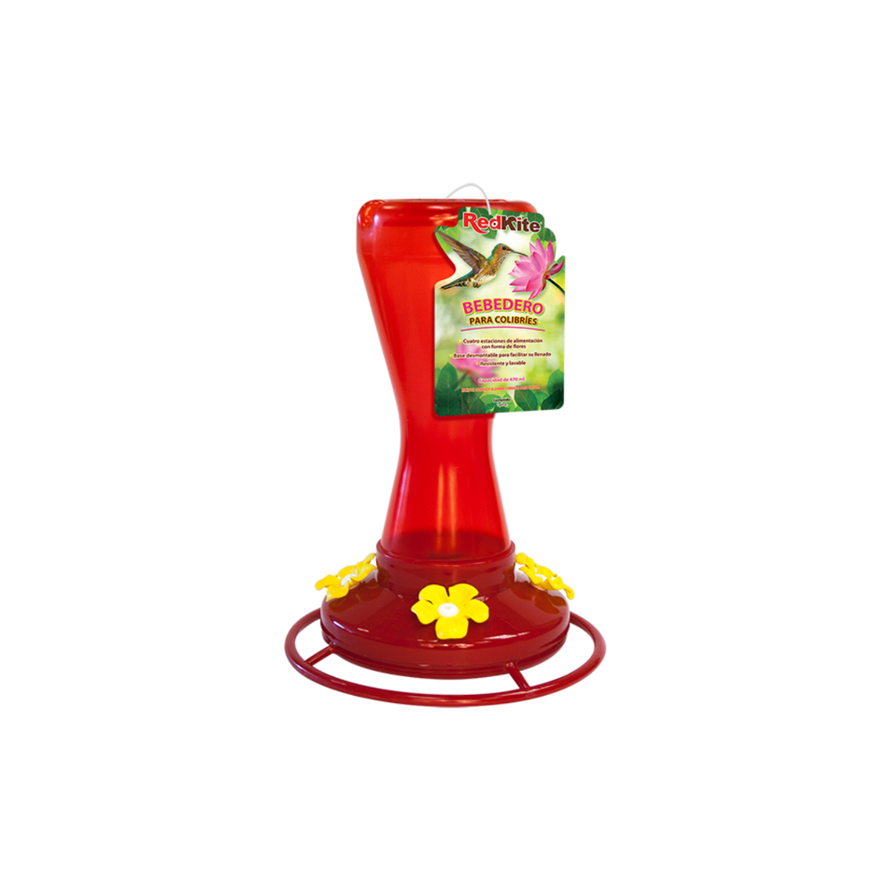 BEBEDERO ROJO PARA COLIBRI 470 ML FANCY PETS