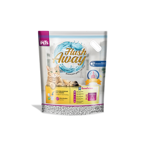 ARENA PARA GATO FLUSH AWAY 4KG FANCY PETS
