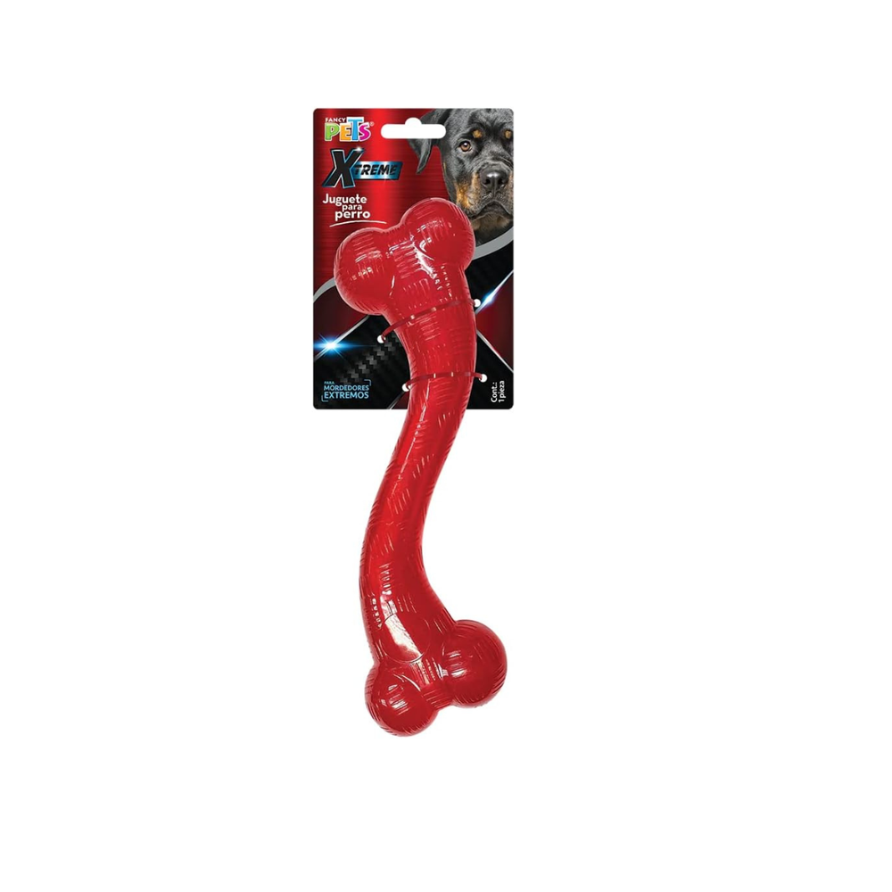 JUGUETE HUESO MORDEDERA LARGO XTREME FANCY PETS