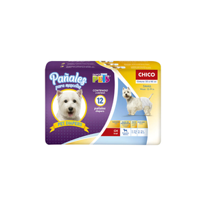PAÑALES PARA PERRO CH 12 PZAS FANCY PETS