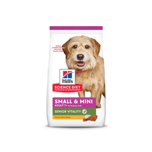 ALIMENTO SECO PARA PERRO SENIOR 7+ PEQUEÑO Y MINIATURA 5.7KG HILLS