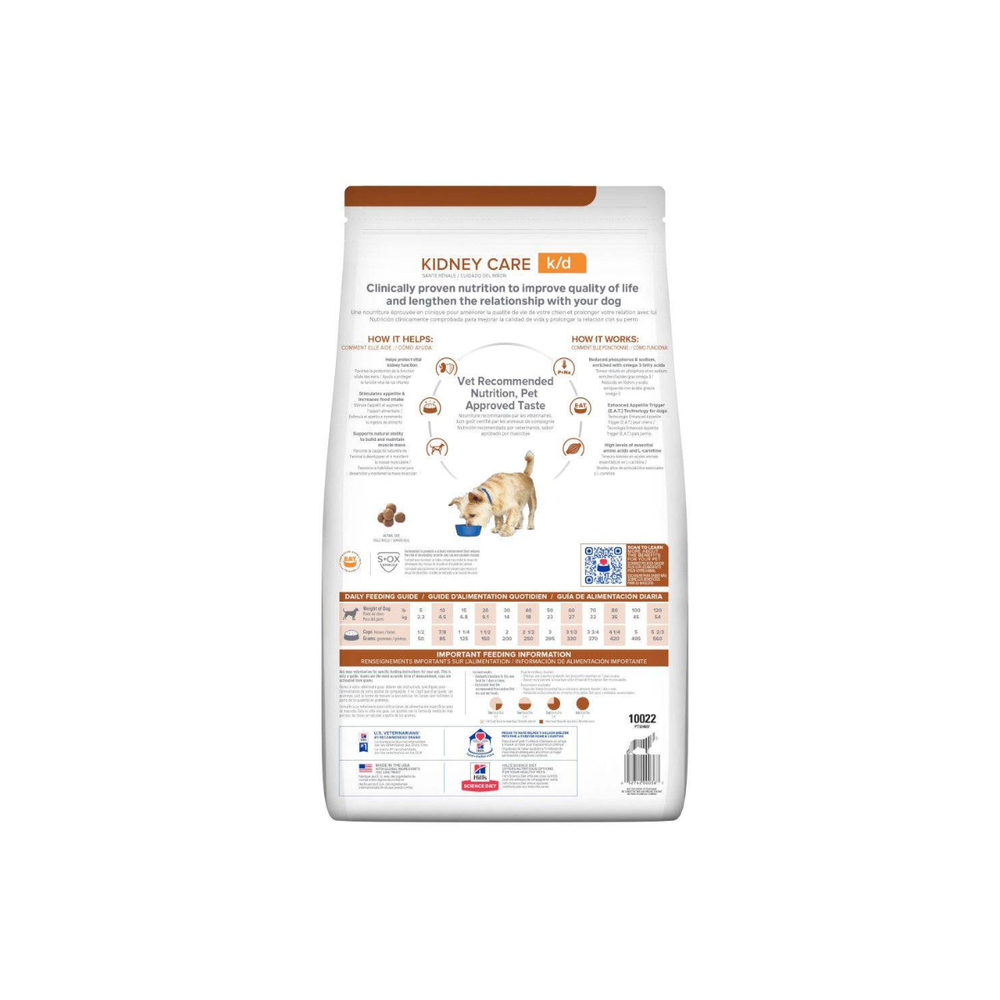 ALIMENTO SECO PARA PERRO RENAL K/D PERRO HILLS