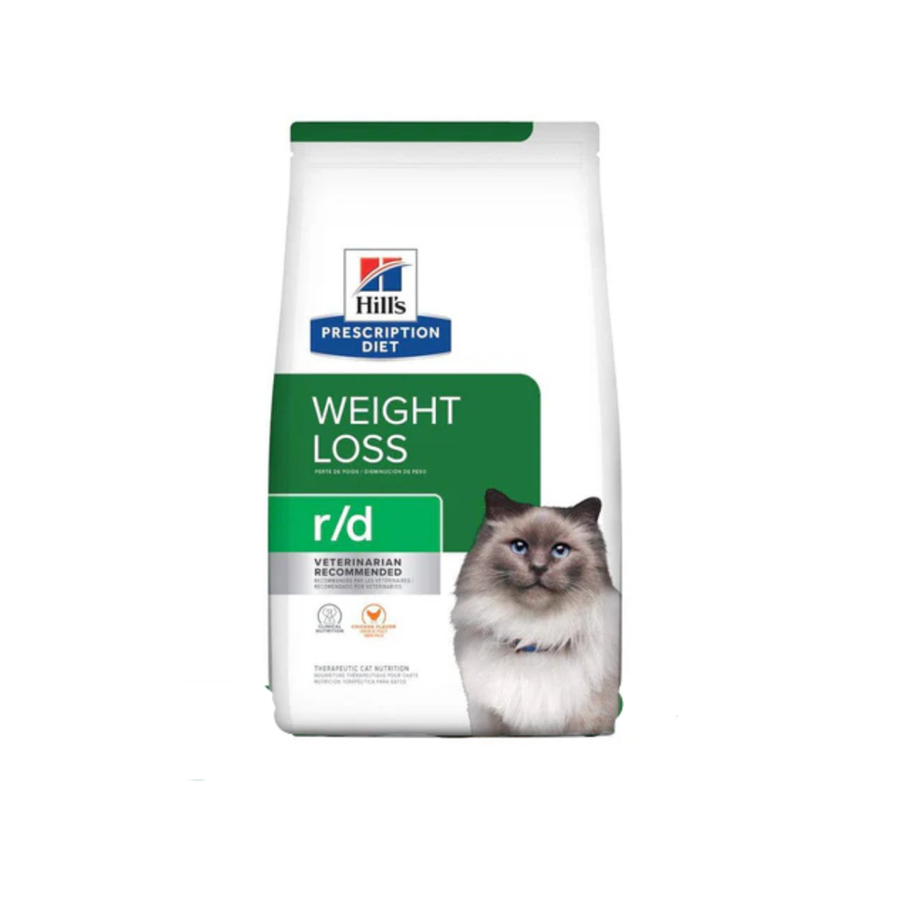 ALIMENTO SECO PARA GATO REDUCCIÓN DE PESO 3.9KG R/D HILLS