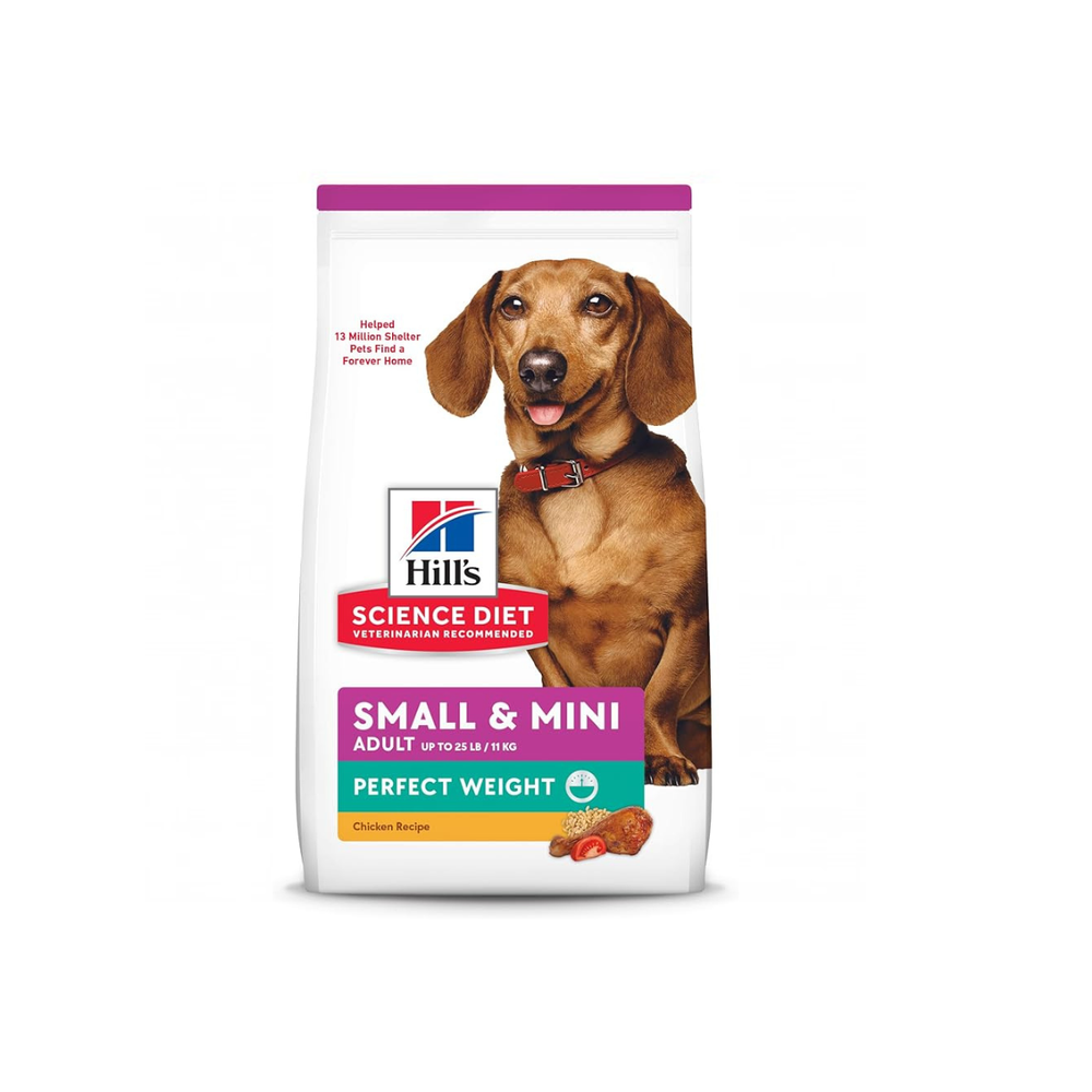 ALIMENTO PARA PERROS RAZA PEQUEÑA Y MINI CONTROL DE PESO 5.7KG HILLS