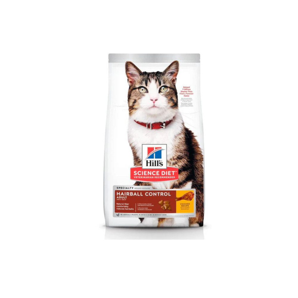 ALIMENTO SECO PARA GATO CONTROL DE BOLAS DE PELOS 1.6KG HILLS