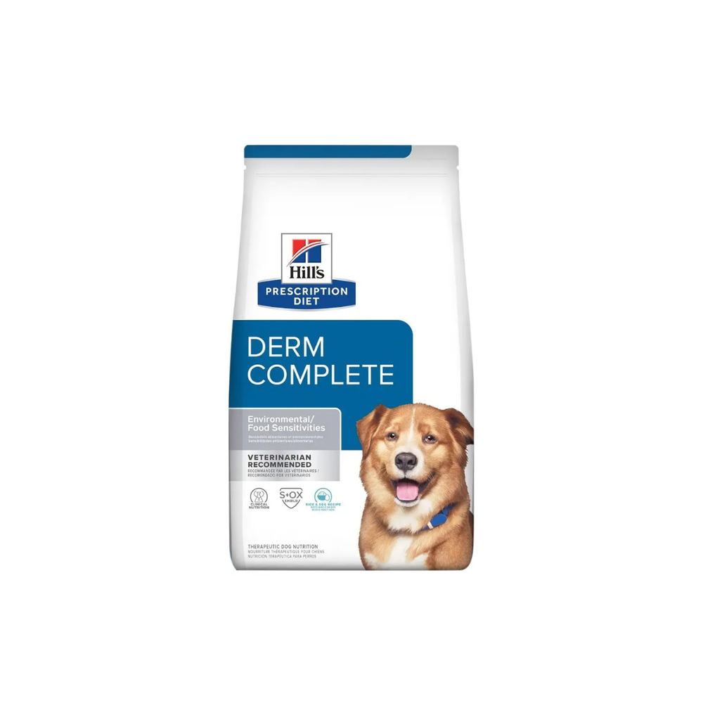 ALIMENTO SECO VETERINARIO PARA ALERGIAS DERM COMPLETE 2.9 KG HILLS