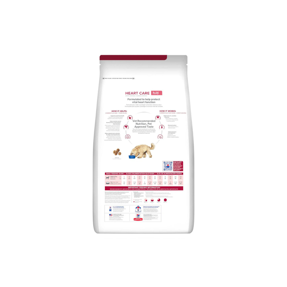 ALIMENTO SECO MEDICADO CARDIACO H/D 1.5 KG HILLS