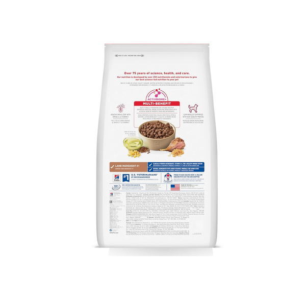 ALIMENTO SECO PARA PERRO ADULTO ORIGINAL SABOR CORDERO Y ARROZ HILLS