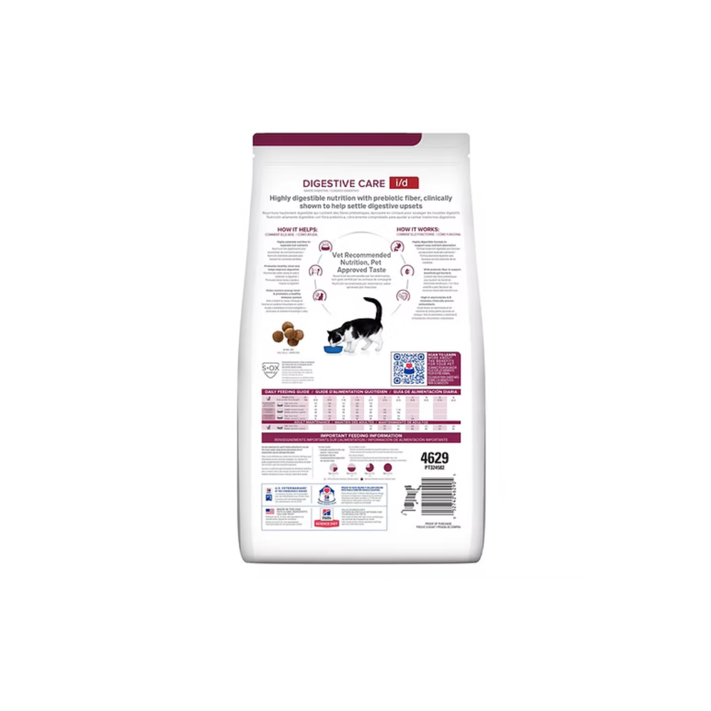 ALIMENTO SECO VETERINARIO PARA GATO CON PROBLEMA GASTROINTESTINAL AGUDO 1.5 KG HILLS