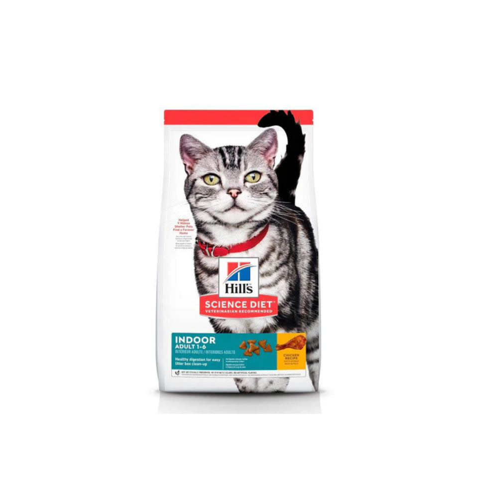 ALIMENTO SECO PARA GATO ADULTO DE INTERIORESDE 1 A 6 AÑOS 3.2KG HILLS