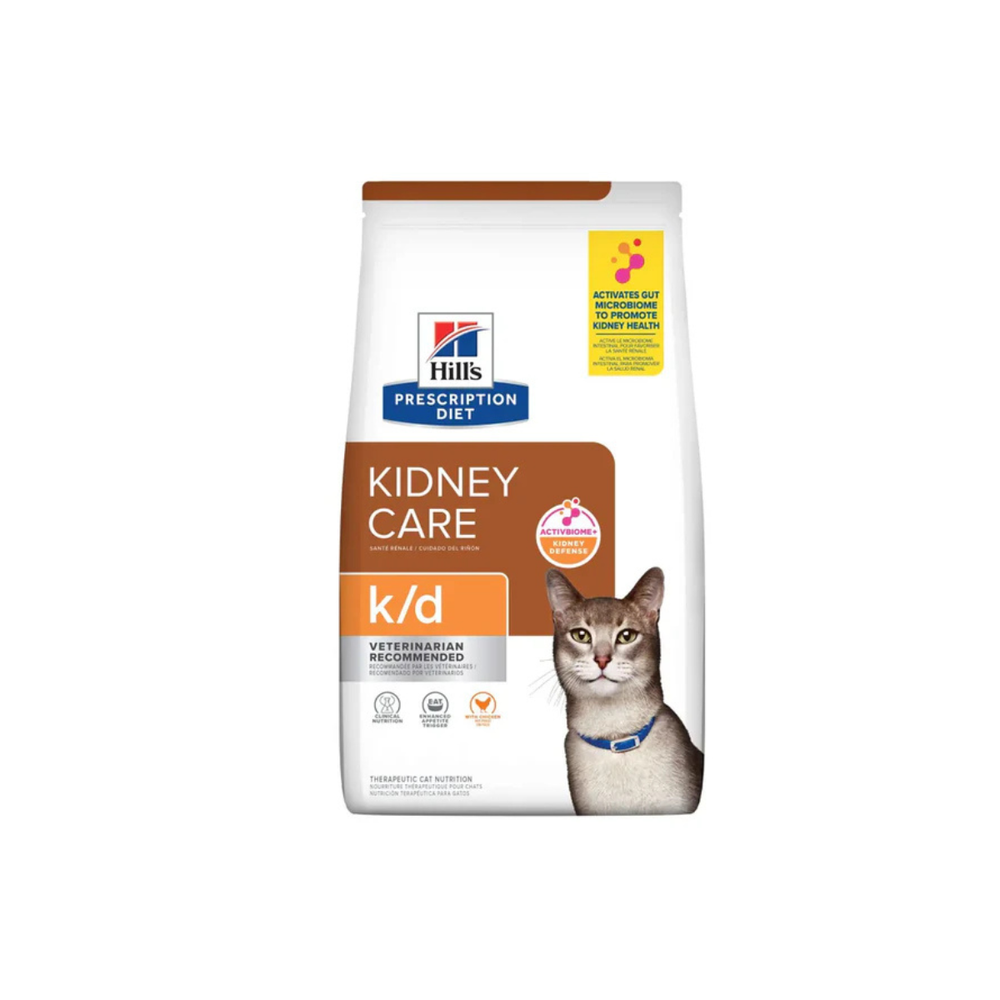 ALIMENTO SECO PARA GATO CON PROBLEMAS RENALES K/D 1.8 KG HILLS