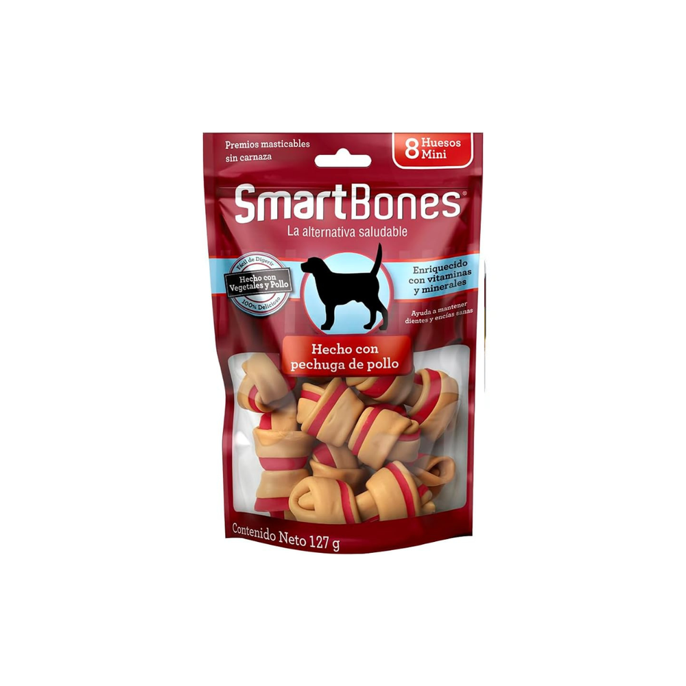 PREMIOS PARA PERRO HUESOS POLLO CHICOS SMARTBONES