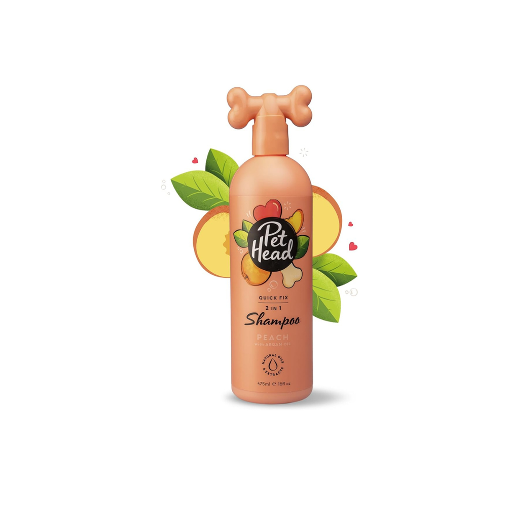 SHAMPOO 2EN1 PARA PERRO DURAZNO CON ACEITE DE ARGAN PETHEAT