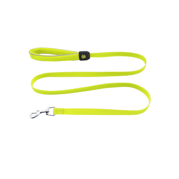 CORREA PARA PERRO DE ALTA RESISTENCIA REFLECTIVA DE NYLON SILVER DOCO