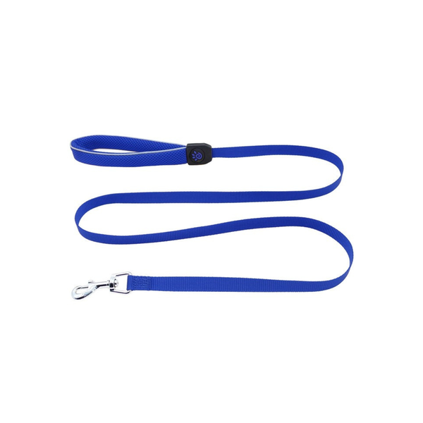 CORREA PARA PERRO DE ALTA RESISTENCIA REFLECTIVA DE NYLON SILVER DOCO