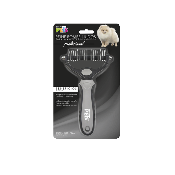 CEPILLO ROMPENUDOS DOBLE CABEZAL PROFESIONALFANCY PETS