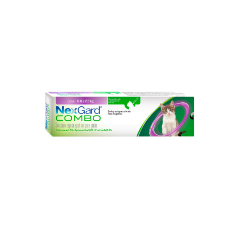 PIPETA ANTIPULGAS PARA GATO COMBO CHICO NEXGARD