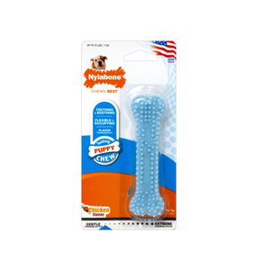 DENTAL TOY FOR DOG BLUE NYLABONE DENTAL BONE