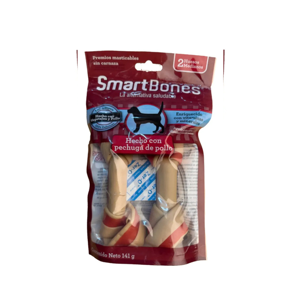 PREMIOS PARA PERRO HUESOS POLLO MEDIANOS SMARTBONES