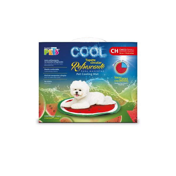 TAPETE REFRESCANTE CIRCULAR CH SANDIA COOL FANCY PETS