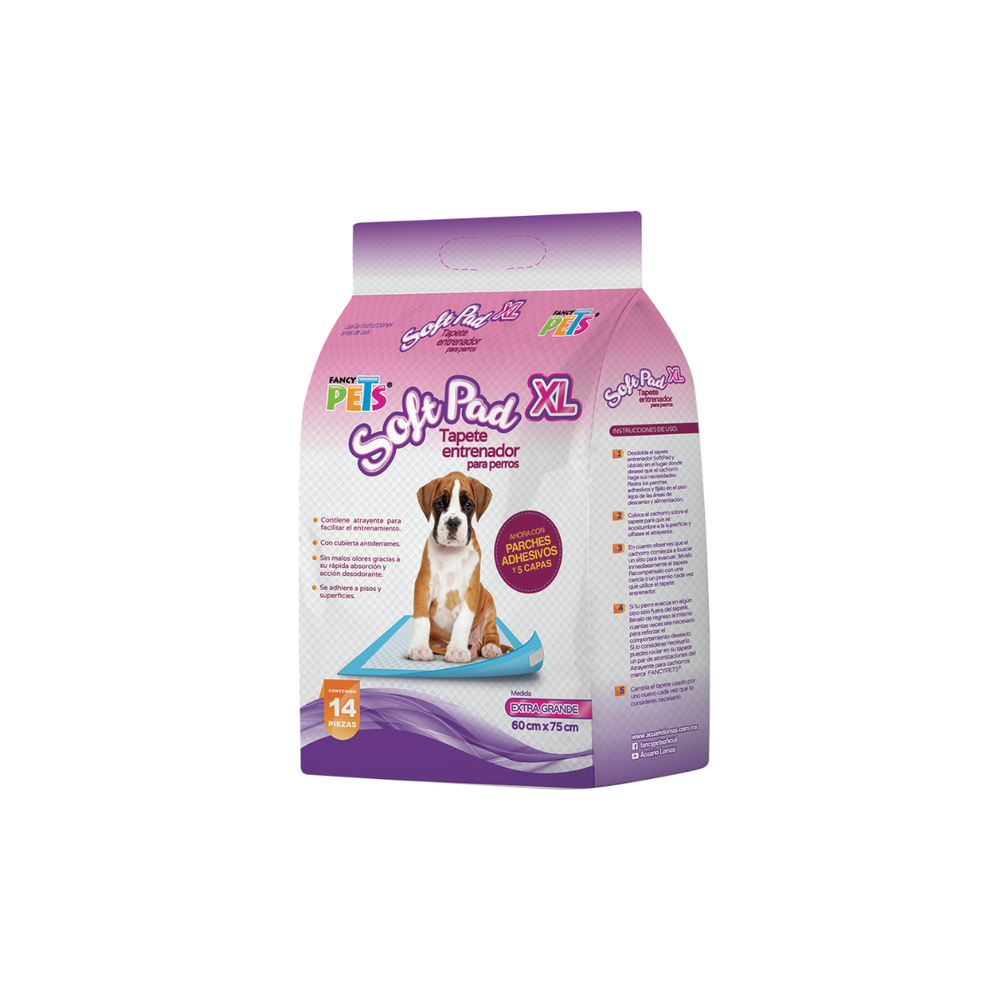 TAPETE ENTRENADOR SOFT PAD 14 PZS FANCY PETS