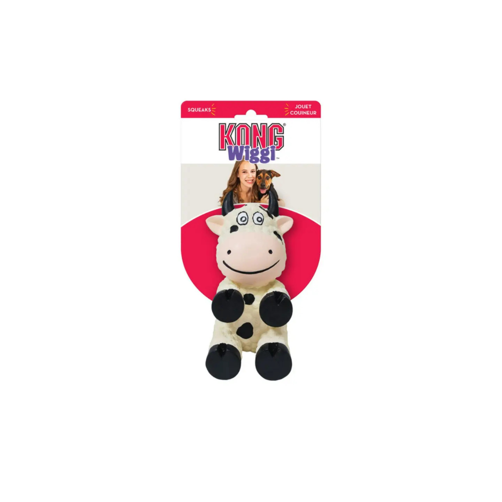 PELUCHE PARA PERRO WIGGI VACA CHICO KONG