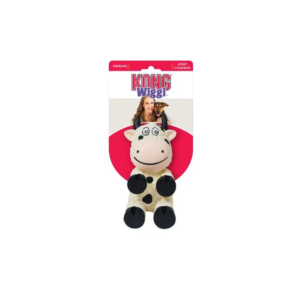 PELUCHE PARA PERRO WIGGI VACA CHICO KONG