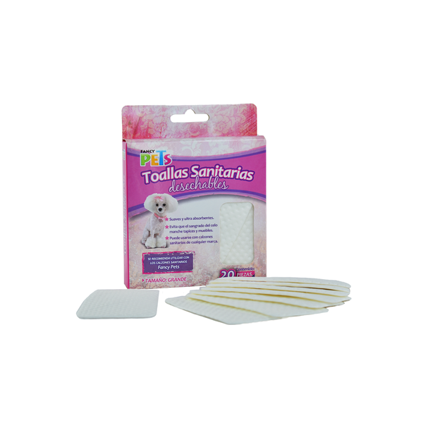 TOALLA SANITARIA CH 20 PZ FANCY PETS