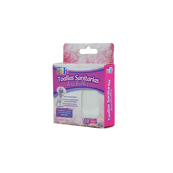 TOALLA SANITARIA CH 20 PZ FANCY PETS