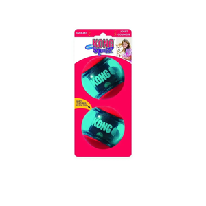 PELOTAS PARA PERRO SQUEEZZ ACTION GRANDES 2 PZAS KONG