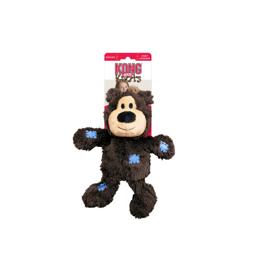 PELUCHE OSO TIERNO CON CUERDA INTERNA CHICO/MED KONG