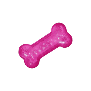 JUGUETE PARA PERRO HUESO SQUEEZZ CRACKLE MEDIANO KONG