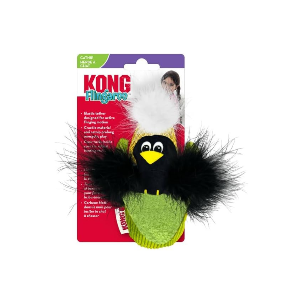 JUGUETE PARA GATO CUERVO Y MAZORCA KONG
