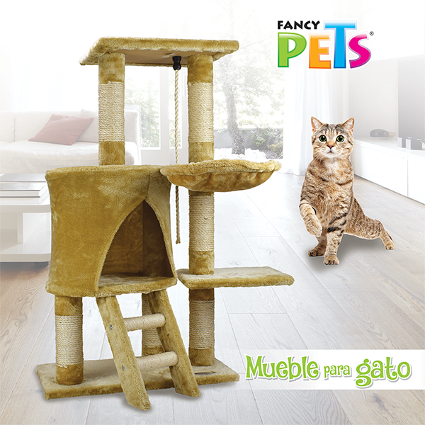 MUEBLE RASCADOR PARA GATO 96 CM FANCY PETS