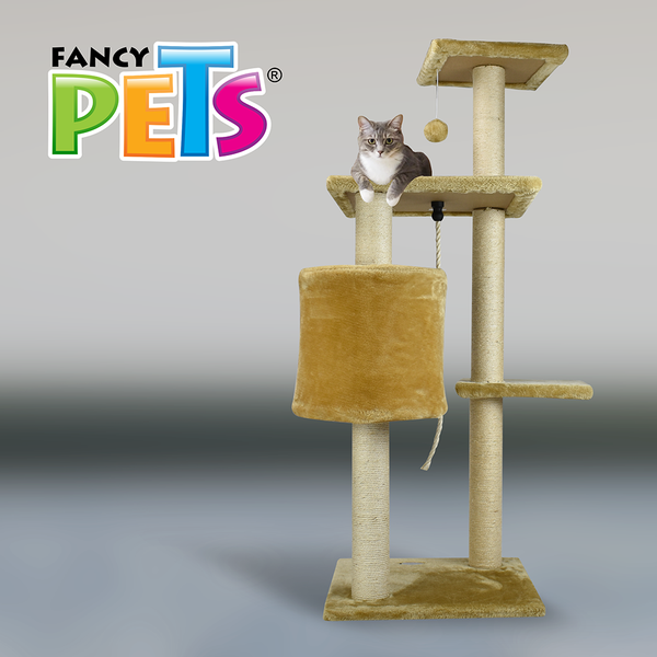 MUEBLE RASCADOR PARA GATO 112 CM FANCY PETS