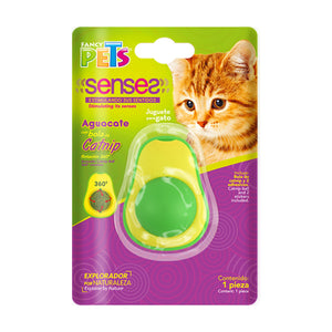 Fancy Pets Senses aguacate con bola de catnip para gato
