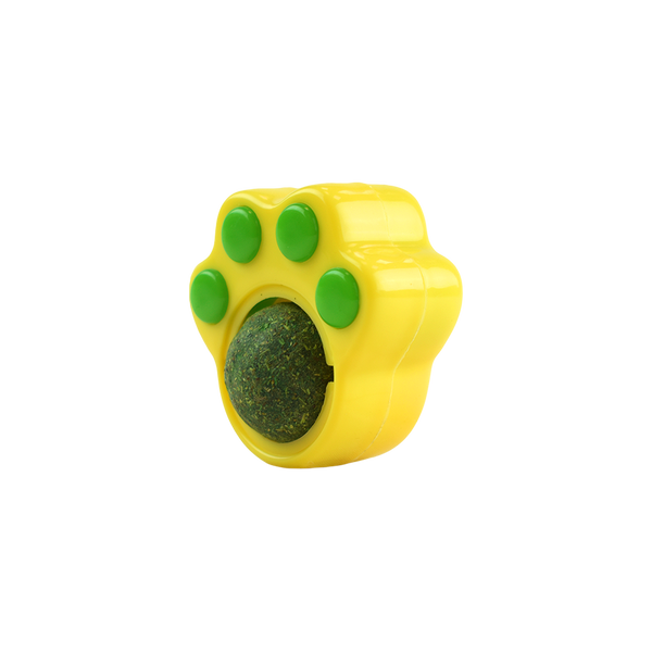 PAW TOY WITH CATNIP BALL FOR CAT PLAY FANCY PETS