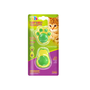 CATNIP BALL TOYS FOR CATS 2 PCS FANCY PETS