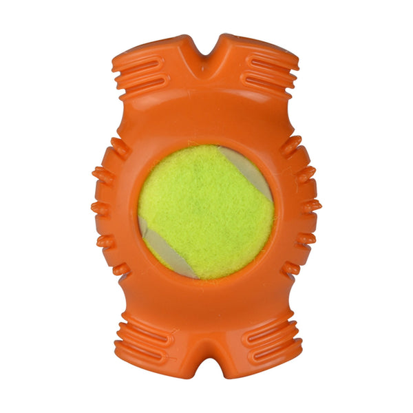 Fancy Pets hueso con pelota de tenis para perro