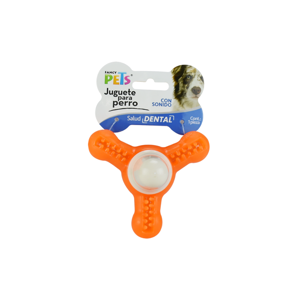 JUGUETE MATATENA DENTAL CON SONIDO FANCY PETS