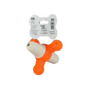 JUGUETE MATATENA DENTAL CON SONIDO FANCY PETS