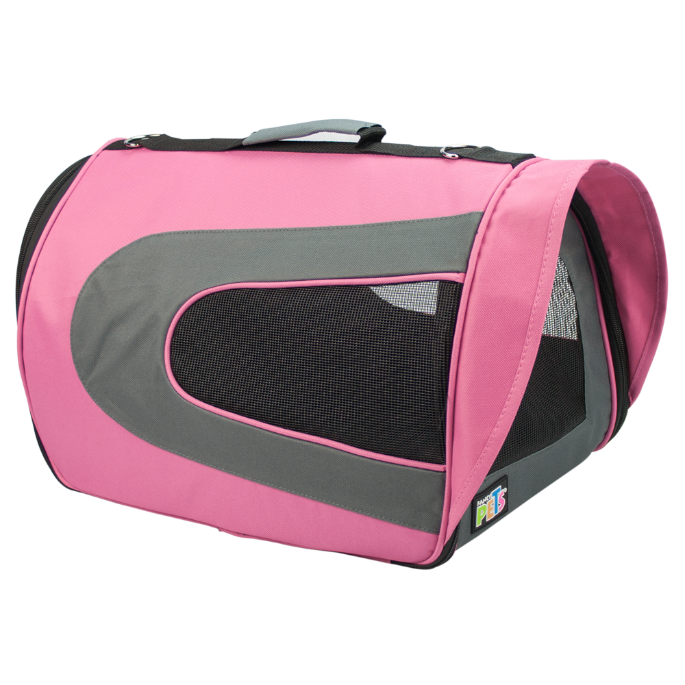 TRANSPORTADORA CH DE TELA ROSA FASHION FANCY PETS